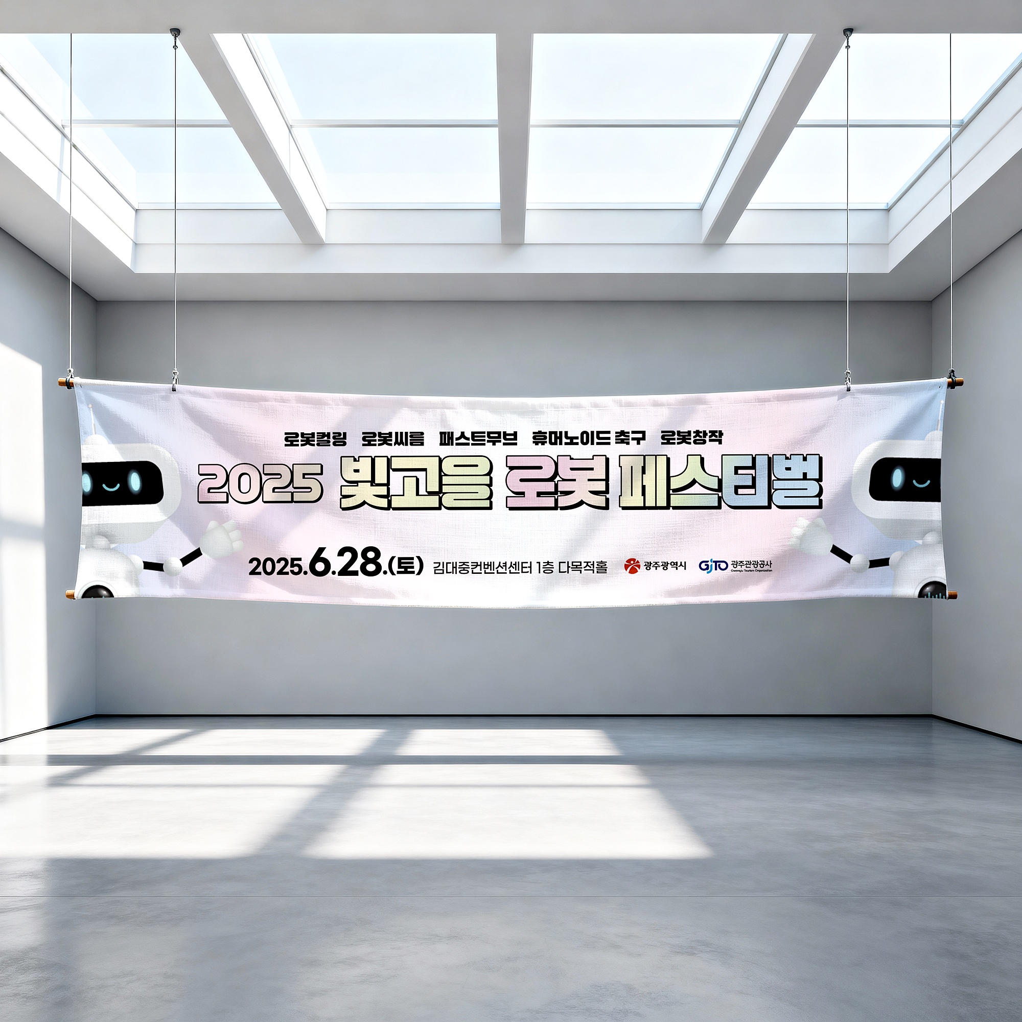 2025 빛고을 로봇 페스티벌 현수막